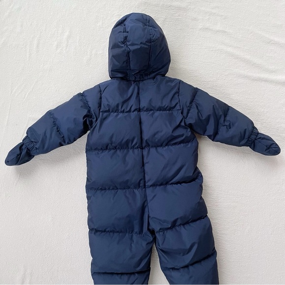 babyGap | Navy Blue Puffer Snowsuit With Mittens & Booties - Picture 11 of 15